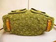 Photo5: LOUIS VUITTON Monogram Denim Khaki Shoulder Bag Baggy GM #4900