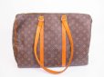 Photo1: LOUIS VUITTON Monogram Leather Brown Tote&Shppers Bag Flanerie 45 #4902 (1)