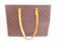 Photo2: LOUIS VUITTON Monogram Leather Brown Tote&Shoppers Bag Luco #4906 (2)