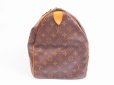 Photo3: LOUIS VUITTON Monogram Leather Brown Duffle&Gym Bag Keepall 50 #4907