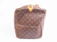 Photo3: LOUIS VUITTON Monogram Leather Brown Duffle&Gym Bag Sac Souple 55 #4908