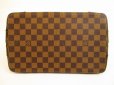 Photo5: LOUIS VUITTON Damier Leather Brown Tote Bag Purse Hampstead PM #4910