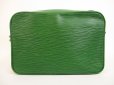 Photo2: LOUIS VUITTON Epi Leather Green Messenger&Cross-body Bag Trocadero #4916 (2)