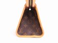 Photo4: LOUIS VUITTON Monogram Leather Brown Hand Bag Purse Popincourt #4930