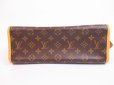 Photo5: LOUIS VUITTON Monogram Leather Brown Hand Bag Purse Popincourt #4930