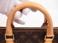 Photo7: LOUIS VUITTON Monogram Leather Brown Hand Bag Purse Popincourt #4930