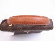 Photo7: LOUIS VUITTON Monogram Leather Brown Hand Bag Purse Malesherbes #4937