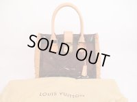 LOUIS VUITTON Limited Monogram Vinyl Tote Bag Neo Cabas Ambre MM #4939