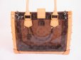 Photo2: LOUIS VUITTON Limited Monogram Vinyl Tote Bag Neo Cabas Ambre MM #4939 (2)