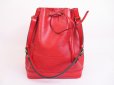 Photo1: LOUIS VUITTON Epi Leather Red Shoulder Bag Purse Noe #4946 (1)