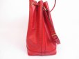 Photo3: LOUIS VUITTON Epi Leather Red Shoulder Bag Purse Noe #4946