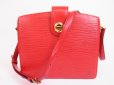 Photo1: LOUIS VUITTON Epi Leather Red Messenger&Cross-body Bag Capucines #4947 (1)