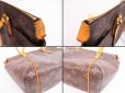 Photo6: LOUIS VUITTON Monogram Brown Leather Shoppers Bag Purse Totally PM #4950