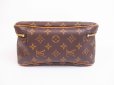 Photo5: LOUIS VUITTON Monogram Brown Leather Hand Bag Purse Excursion #4955