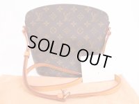 LOUIS VUITTON Monogram Leather Brown Messenger&Cross-body Bag Drouot #4957