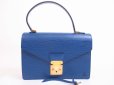 Photo1: LOUIS VUITTON Epi Leather Blue Hand Bag Purse Concorde #4962 (1)