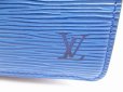 Photo11: LOUIS VUITTON Epi Leather Blue Hand Bag Purse Concorde #4962