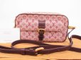 Photo1: LOUIS VUITTON Monogram Mini Canvas Blue Cross-body Bag Juliet MM #4963 (1)