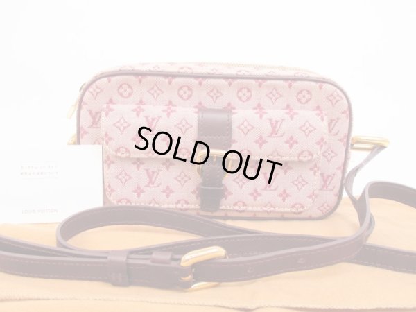 Photo1: LOUIS VUITTON Monogram Mini Canvas Blue Cross-body Bag Juliet MM #4963