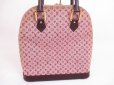 Photo2: LOUIS VUITTON Monogram Mini Canvas Red Hand Bag Purse Alma Haut #4976 (2)