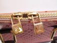 Photo9: LOUIS VUITTON Monogram Mini Canvas Red Hand Bag Purse Alma Haut #4976