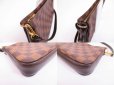 Photo6: LOUIS VUITTON Damier Leather Brown Accessories Pouch Pochette #4977