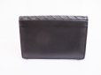 Photo2: BOTTEGA VENETA Intrecciato Black Leather Business Card Case #4987 (2)