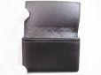 Photo8: BOTTEGA VENETA Intrecciato Black Leather Business Card Case #4987