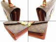 Photo6: LOUIS VUITTON Monogram Leather Brown Hand Bag Purse Concorde #4992