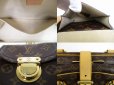 Photo11: LOUIS VUITTON Monogram Leather Brown Hand Bag Purse Manhattan GM #5003