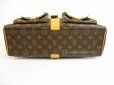 Photo5: LOUIS VUITTON Monogram Leather Brown Hand Bag Purse Manhattan GM #5003