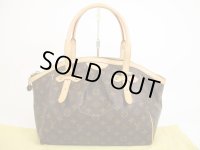 LOUIS VUITTON Monogram Leather Brown Tote&Shoppers Bag Tivoli GM #5006