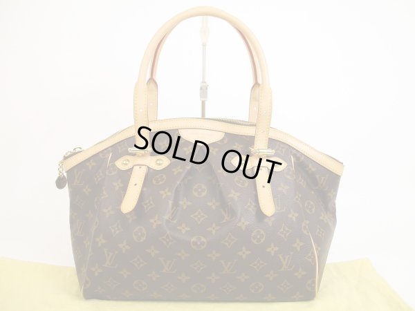 Photo1: LOUIS VUITTON Monogram Leather Brown Tote&Shoppers Bag Tivoli GM #5006