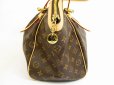 Photo3: LOUIS VUITTON Monogram Leather Brown Tote&Shoppers Bag Tivoli GM #5006