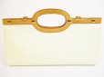 Photo2: LOUIS VUITTON Vernis Patent Leather Ivory Hand Bag Roxbury Drive 2Way #5016 (2)