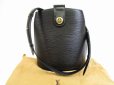 Photo1: LOUIS VUITTON Epi Leather Black Shoulder Bag Cross-body Bag Cluny #5017 (1)