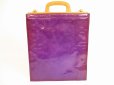 Photo1: LOUIS VUITTON Vernis Patent Leather Purple Hand Bag Purse Stanton #5027 (1)