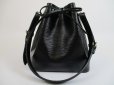 Photo1: LOUIS VUITTON Epi Leather Black Shoulder Bag Purse Petite Noe #5033 (1)