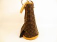 Photo4: LOUIS VUITTON Monogram Leather Brown Tote Bag Bucket GM w/Pouch #5037