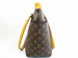 Photo4: LOUIS VUITTON Monogram Leather Brown Tote&Shoppers Bag Totally MM #5062