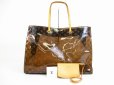 Photo1: LOUIS VUITTON Monogram Brown Vinyl Tote&Shoppers Bag Cabas Cruise #5066 (1)