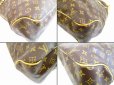 Photo6: LOUIS VUITTON Monogram Leather Brown Shoulder Bag Hobo Delightful GM #5069