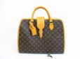 Photo1: LOUIS VUITTON Monogram Leather Brown Briefcase Hand Bag Rivoli #5081 (1)