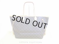 LOUIS VUITTON Monogram Leather Brown Tote&Shoppers Bag Neverfull GM #5087