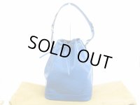 LOUIS VUITTON Epi Leather Blue Shoulder Bag Purse Noe #5090