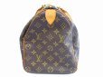 Photo4: LOUIS VUITTON Monogram Leather Brown Hand Bag Purse Speedy35 #5126