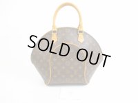 LOUIS VUITTON Monogram Leather Brown Hand Bag Purse Ellipse MM #5128