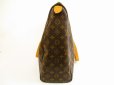 Photo3: LOUIS VUITTON Monogram Leather Brown Tote&Shopers Bag Flanerie 50 #5129