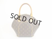 LOUIS VUITTON Monogram Leather Brown Hand Bag Purse Ellipse PM #5132