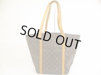 LOUIS VUITTON Monogram Leather Brown Tote&Shoppers Bag Sac Shopping #5136